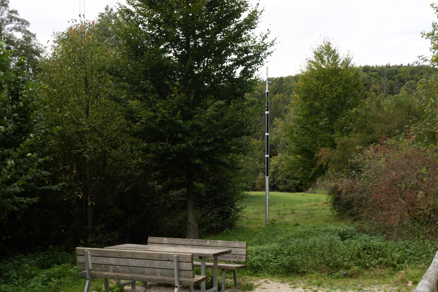 WiFi by solar power at resting area at Bavaria WiFi by solar power at resting area at Bavaria