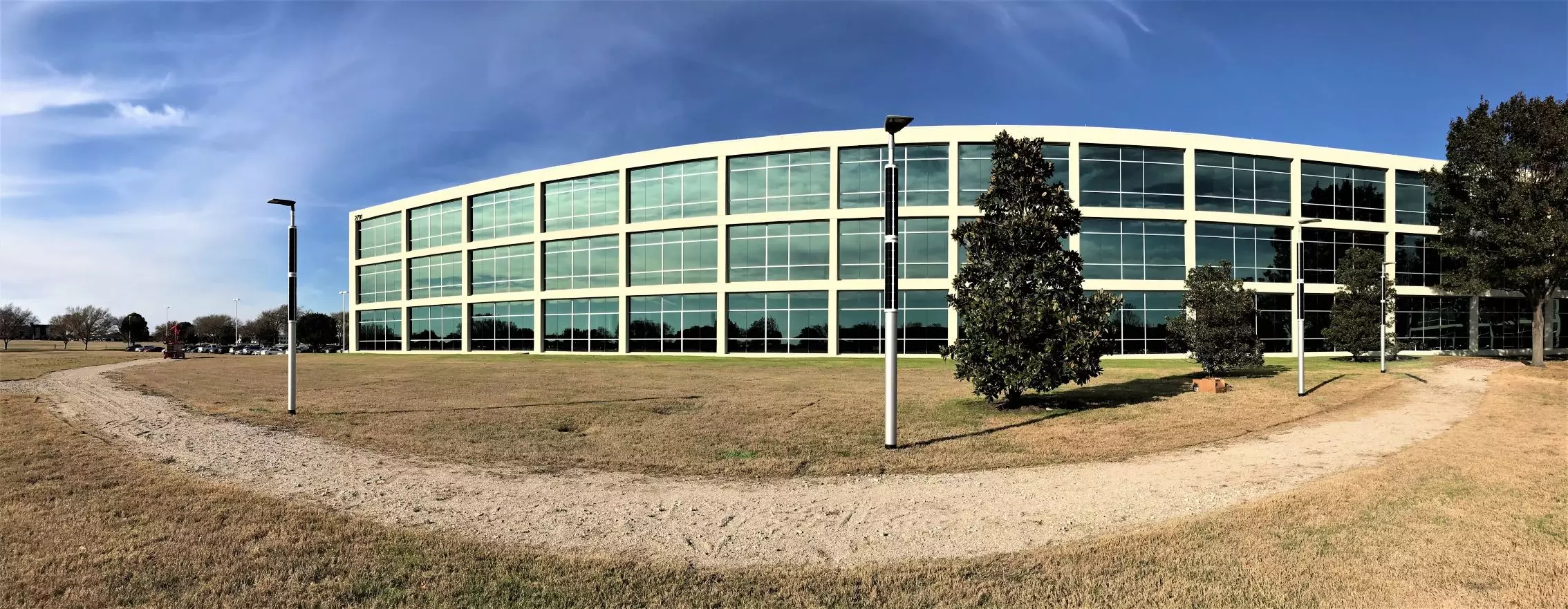 Soluxio smart solar lighting with WiFi and security cameras Soluxio smart solar lights and security cameras at IoT campus