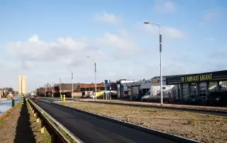 Soluxio grid-connected solar light poles