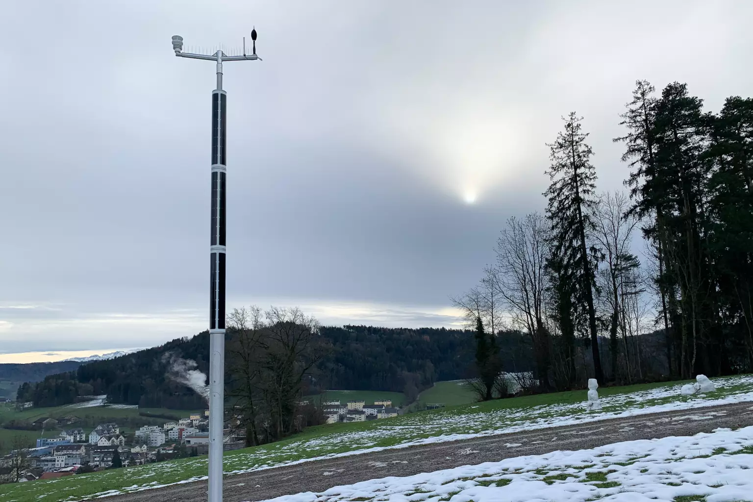 Solar-powered Soluxio during winter time Solar-powered Soluxio during winter time