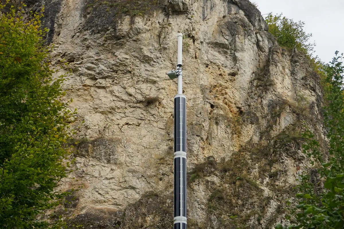 WiFi Soluxio solar pole, Germany WiFi Soluxio solar pole, Germany