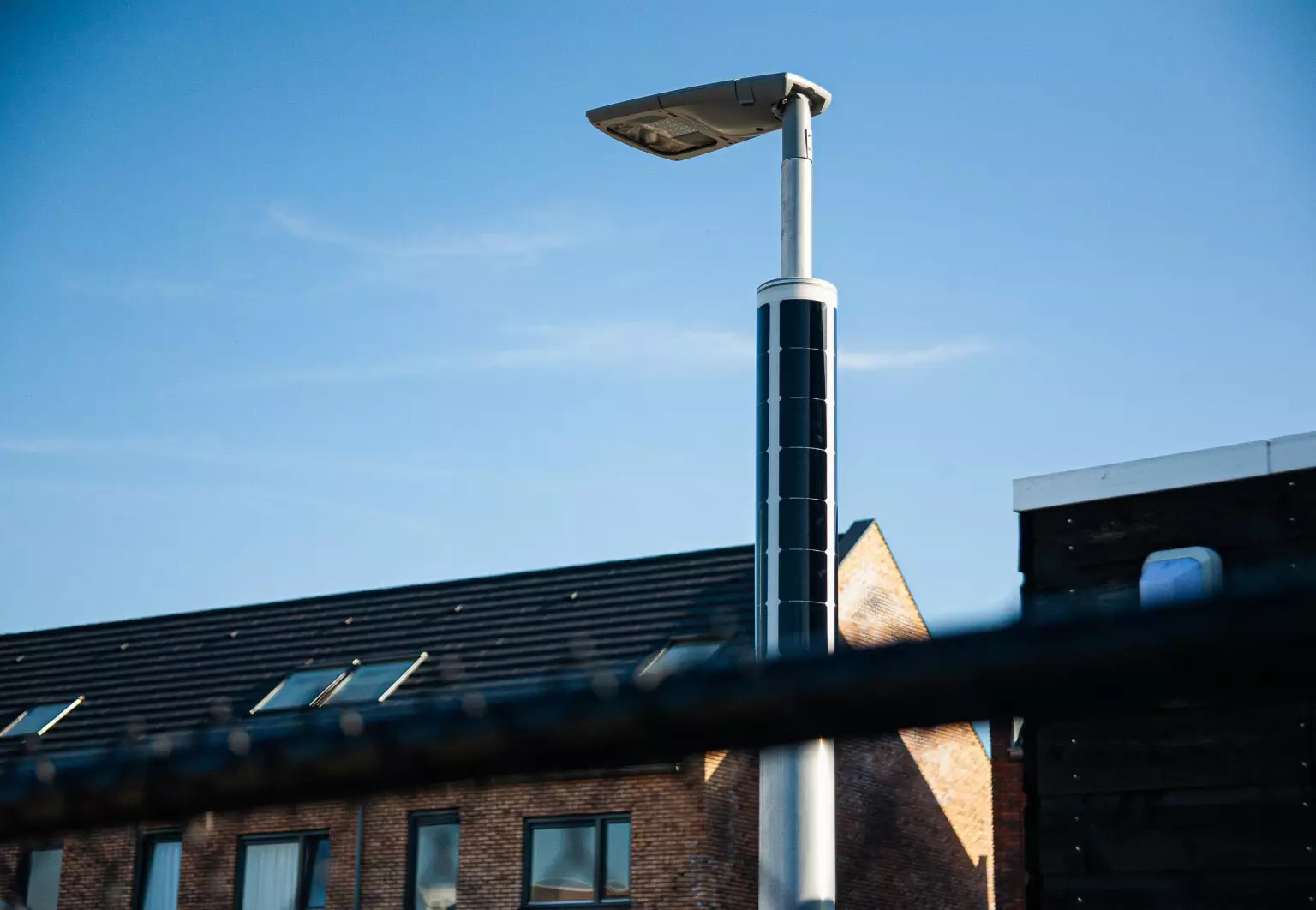 Soluxio solar parking lot lighting in the Netherlands