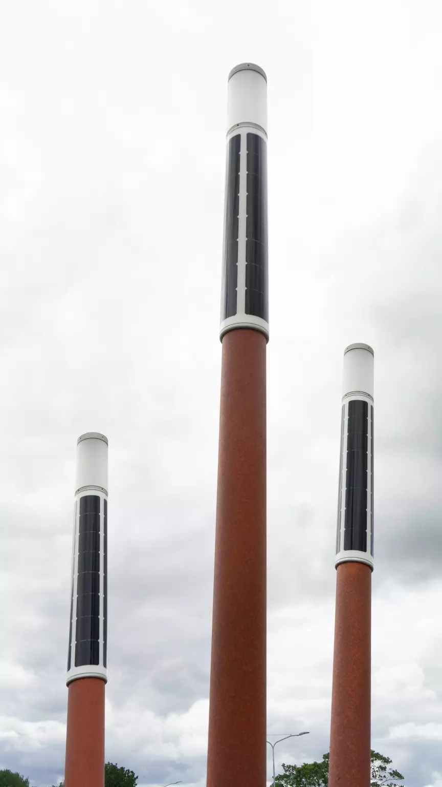 Soluxio Lightsticks with Corten steel look