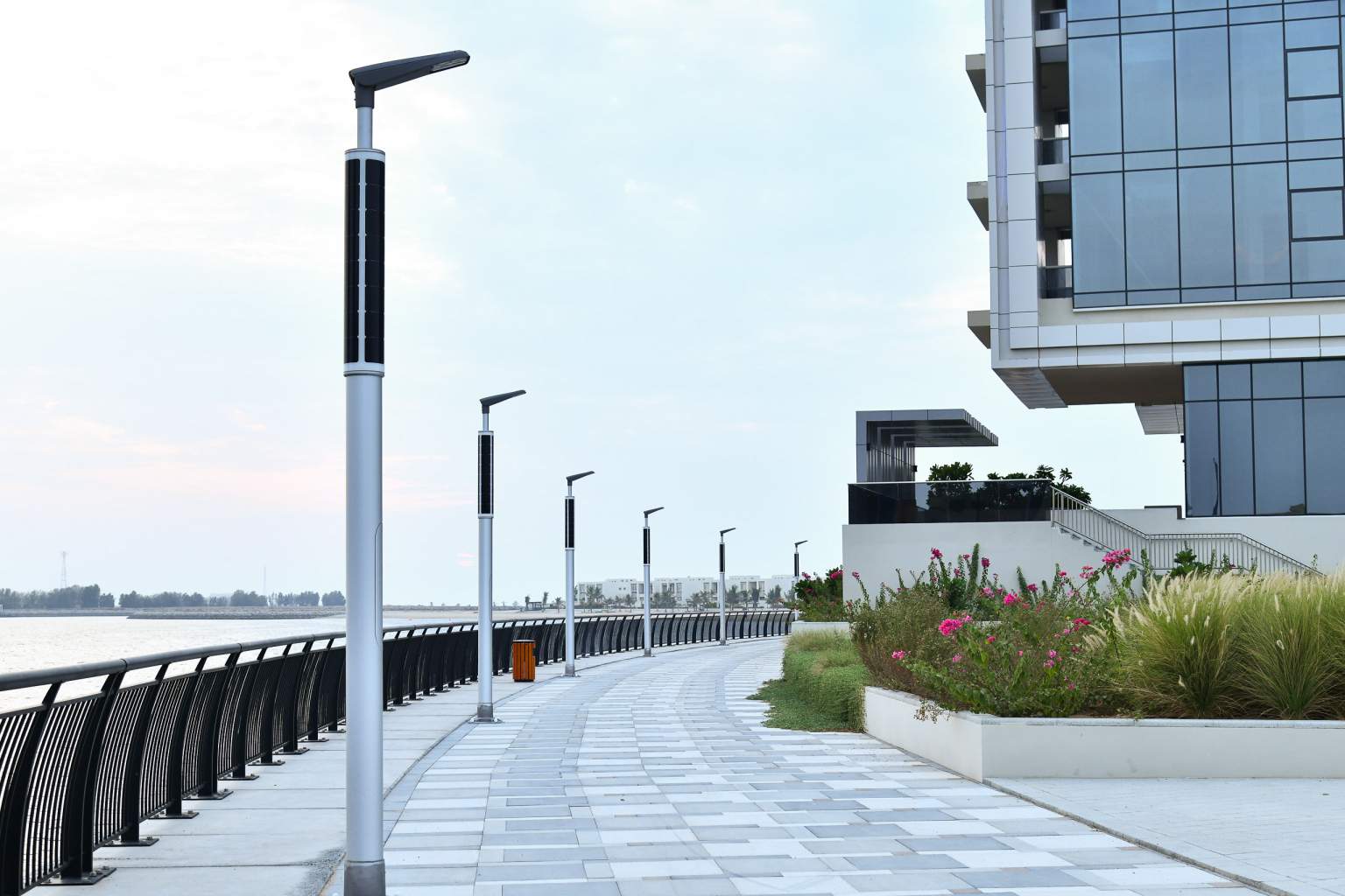 Soluxio solar lights at Ras al Khaimah, UAE Soluxio solar lights at Ras al Khaimah, UAE