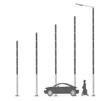 Modular solar columns