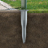 Solar column foundation