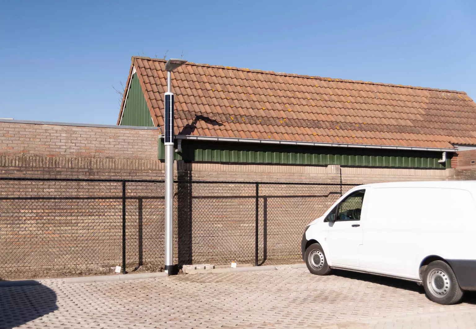 Safety with the Soluxio solar parking lot lights