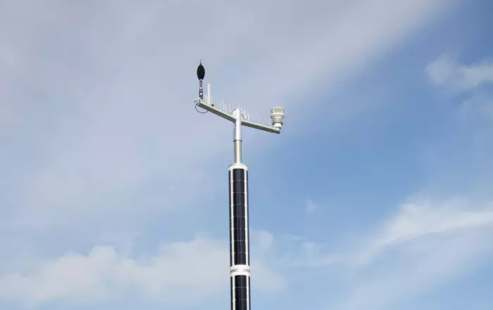 Soluxio slimme mast met meerdere sensoren